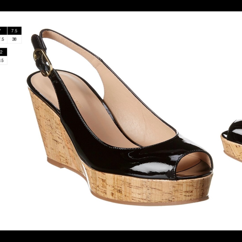 Patent platform wedge sandal